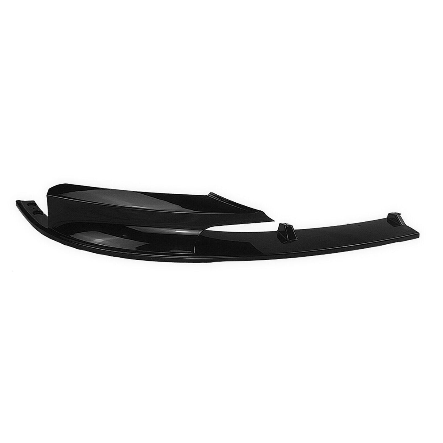 Gloss Black Front Bumper Spoiler Cover+Mirror Cap fits BMW F30 M Sport 2012-2018