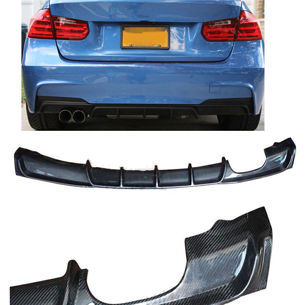 Black Rear Bumper Diffuser Lip fits 2012-2018 BMW 3 SERIES F30 F31 Perfitsmance