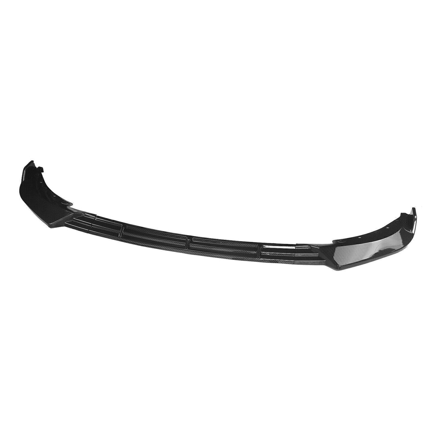 Carbon Fiber Look Black Front Bumper Spoiler Lip fits 19-21 BMW 3-Series G20/G21