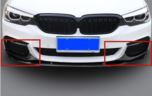 Front Bumper Side Splitters Cover fits BMW G30 540i M550i 2017-2020 M Sport