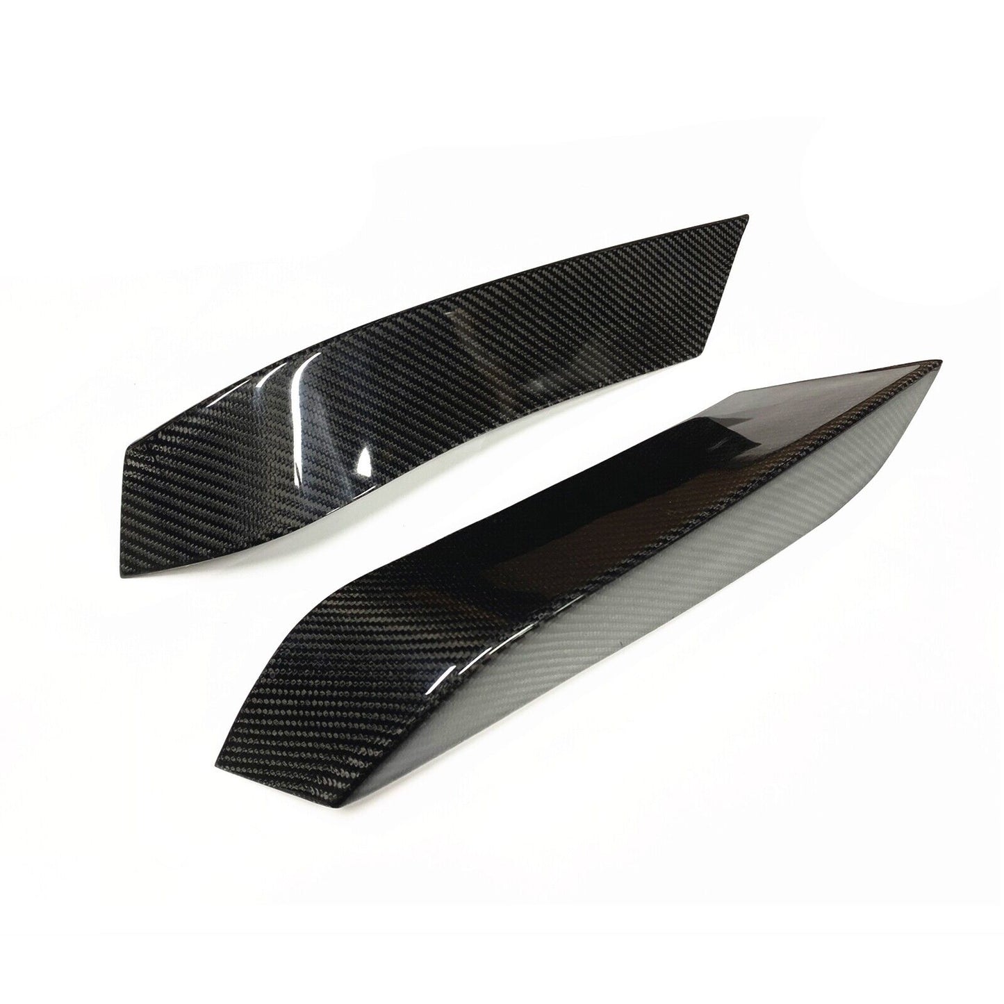 2x Carbon Front Bumper Side Splitter Fit fits BMW F80 M3 F82 F83 M4 2015-2020