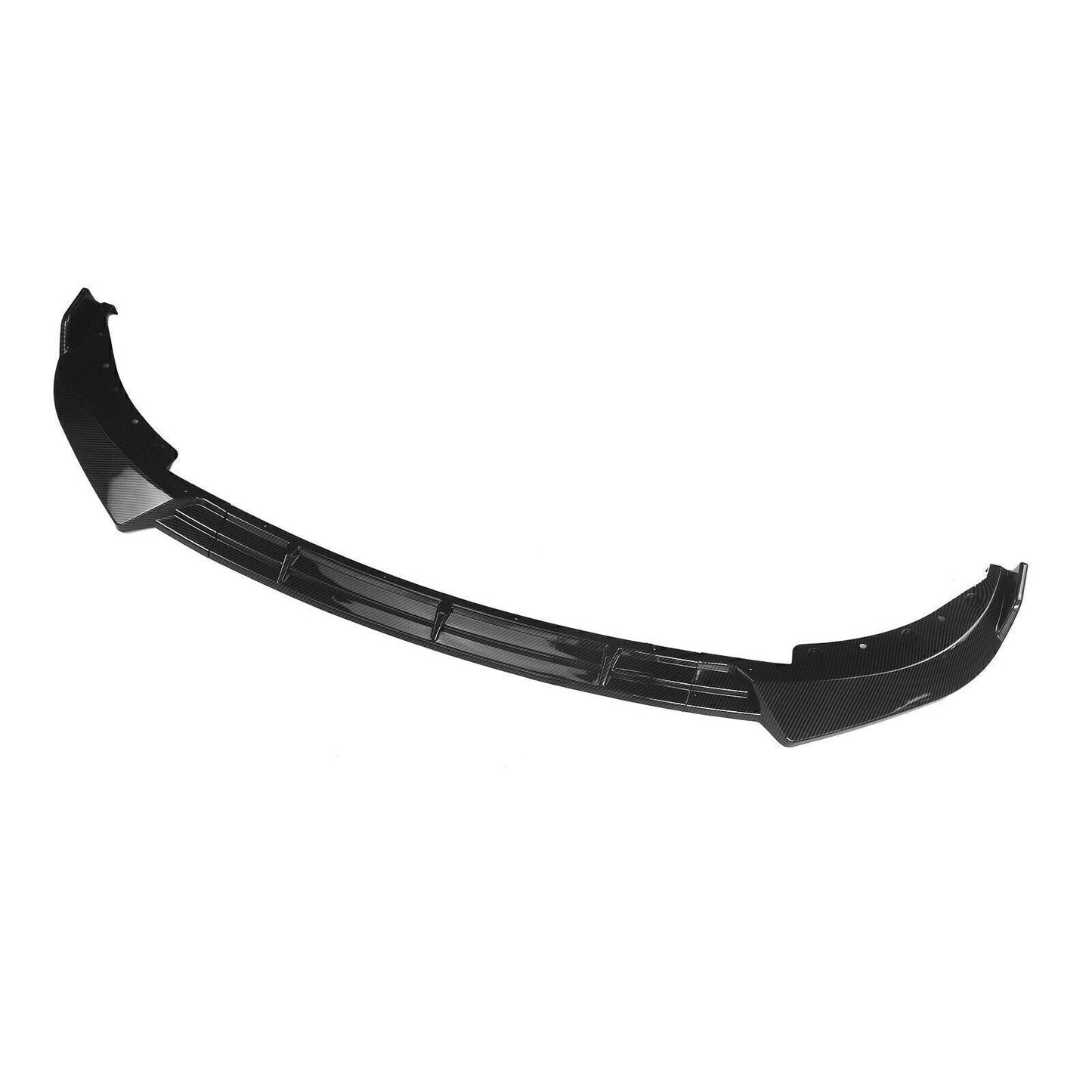 Carbon Fiber Look Black Front Bumper Spoiler Lip fits 19-21 BMW 3-Series G20/G21