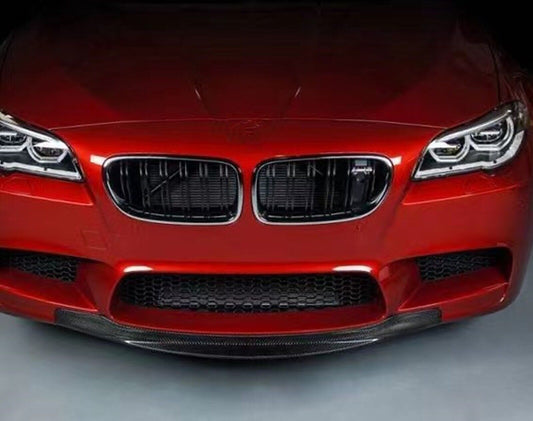 Black Carbon Fiber Front Bumper Spoiler Splitter Fit fits BMW M5 F10 2012-2017