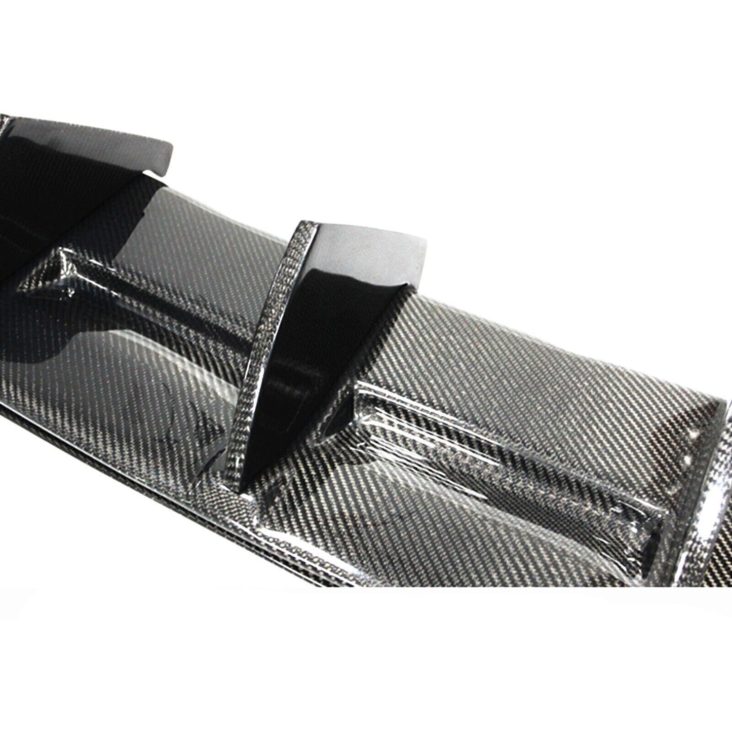 fits BMW E82 1M E88 1M 2011-2013 RZ Style Carbon Fiber Rear Bumper Diffuser Lip