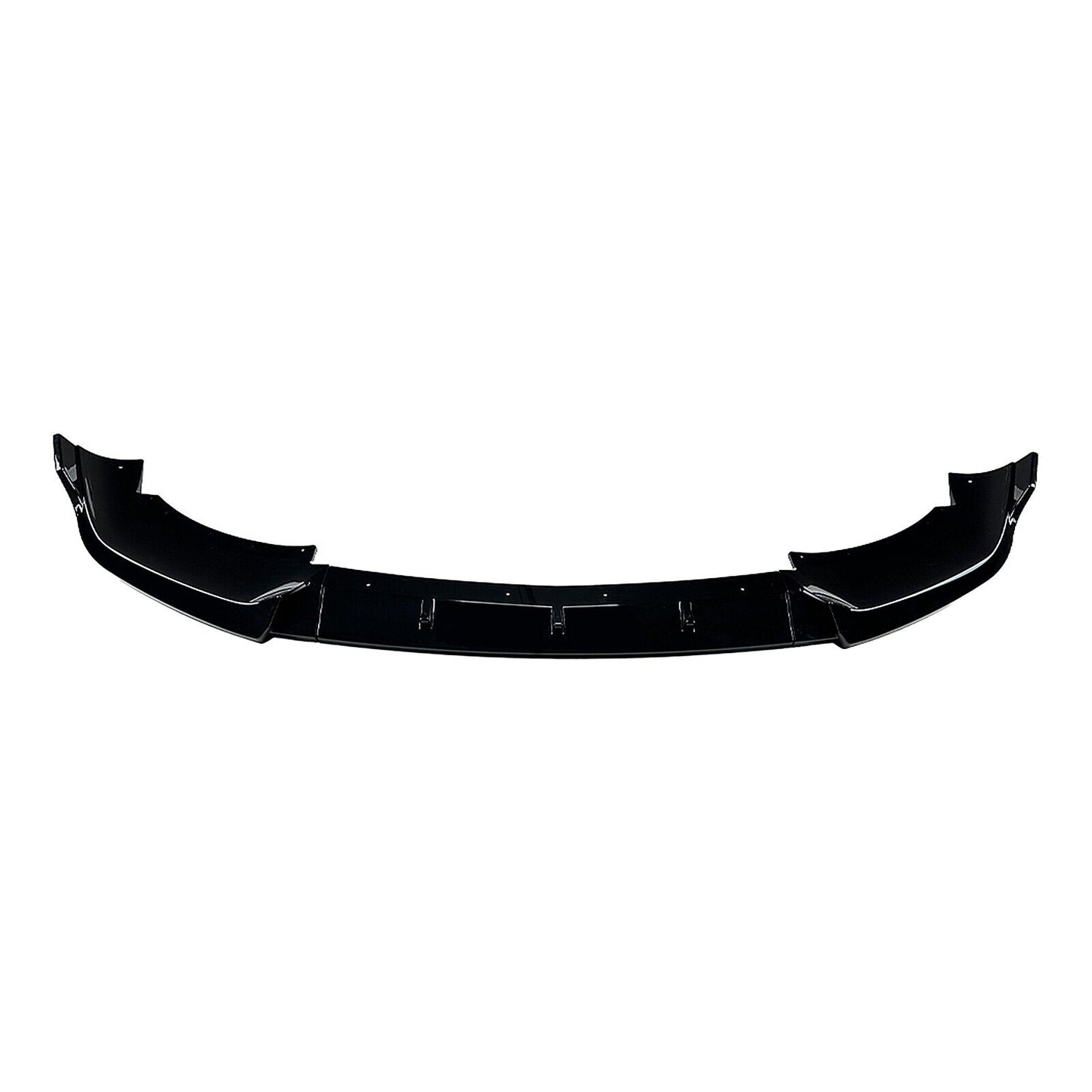 3x Front Bumper Spoiler Lip Kit fits BMW X6 G06 M Sport 2019-2023 Gloss Black