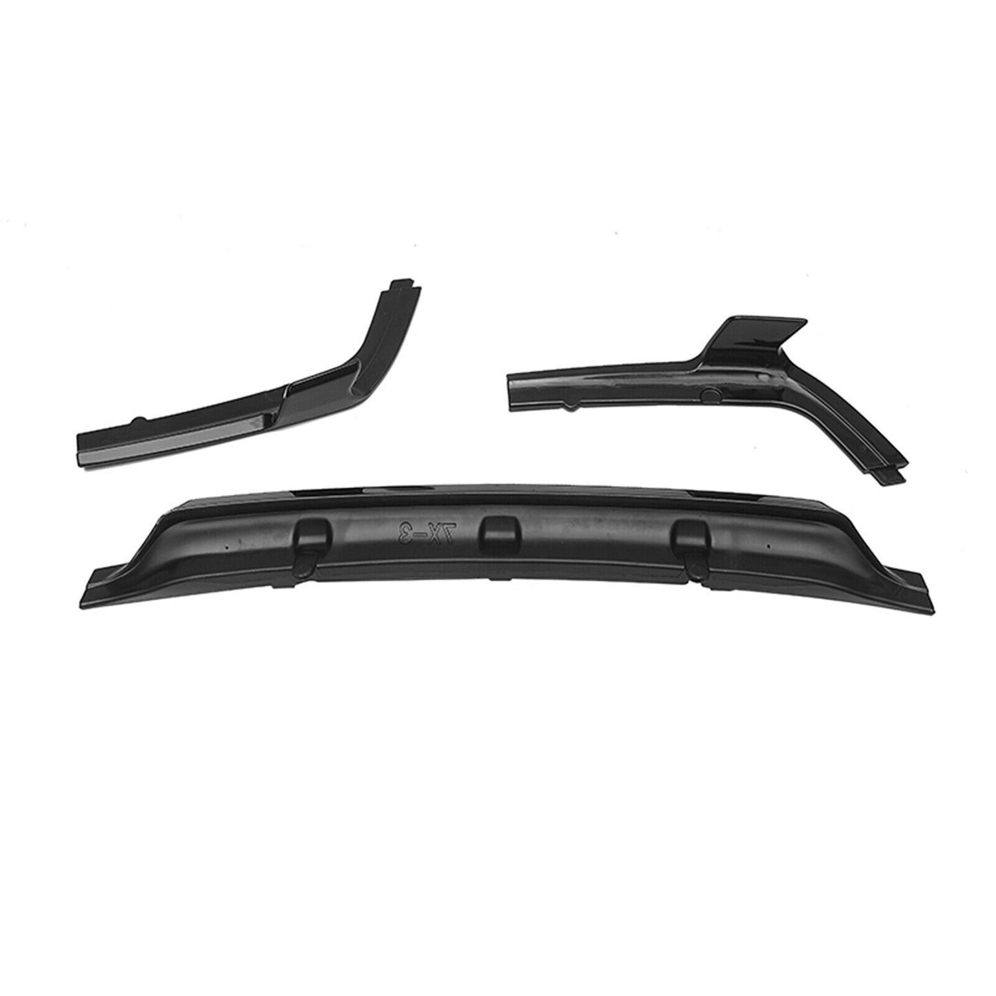 3pcs Gloss Black Rear Bumper Diffuser Lip fits BMW G07 X7 M Sport 2019-2024