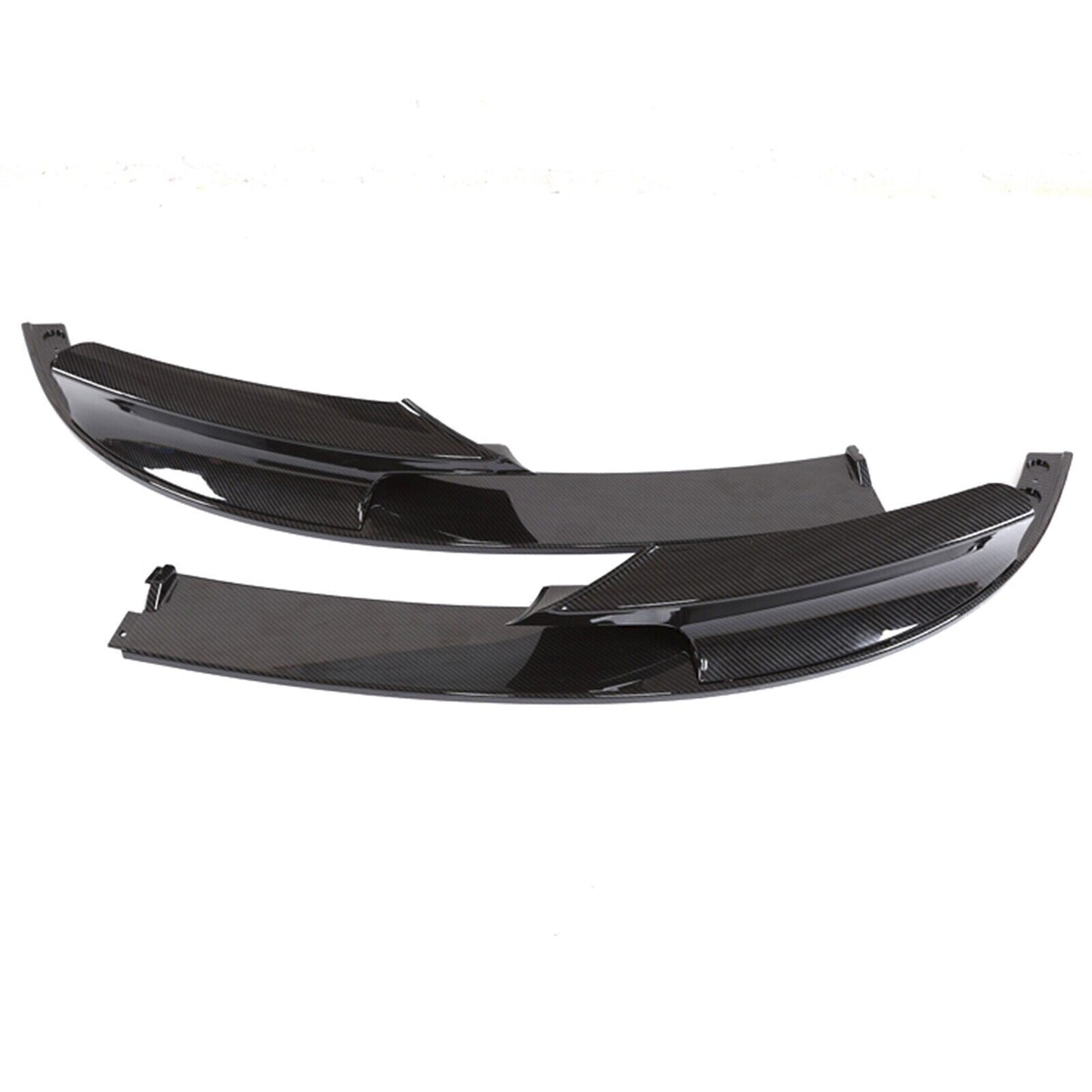 Front Spoiler Splitter Lip +Rear Mirror Cvoer fits BMW F30 2012-2018 M CB Look