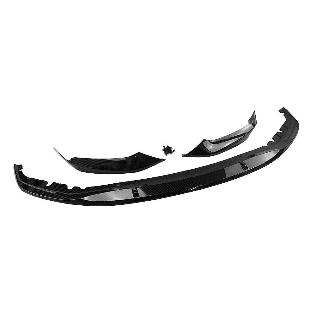 Front Bumper Spoiler Splitter Lip fits 17-20 BMW G30 M Tech M Sport Carbon Style