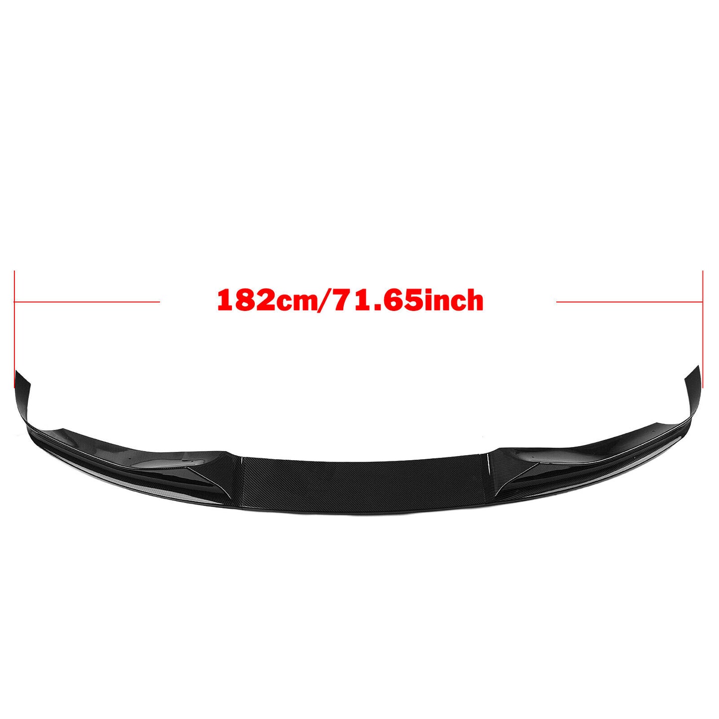 Front Bumper Spoiler Lip Kit fits BMW X5 F15 M Sport 14-18 Carbon Fiber Look