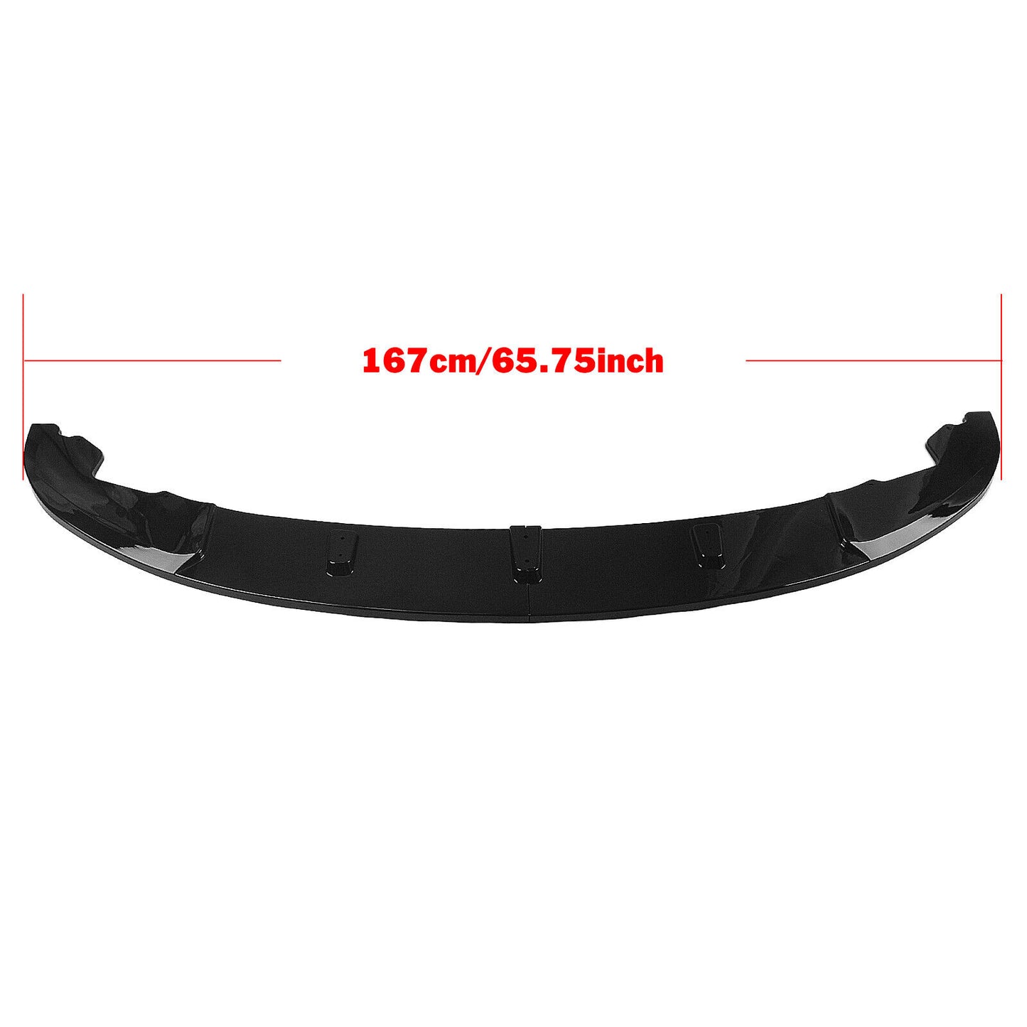 fits 2014-2020 BMW F32 F33 F36 4 Series M Front Lip Bumper Spoiler Splitter Black