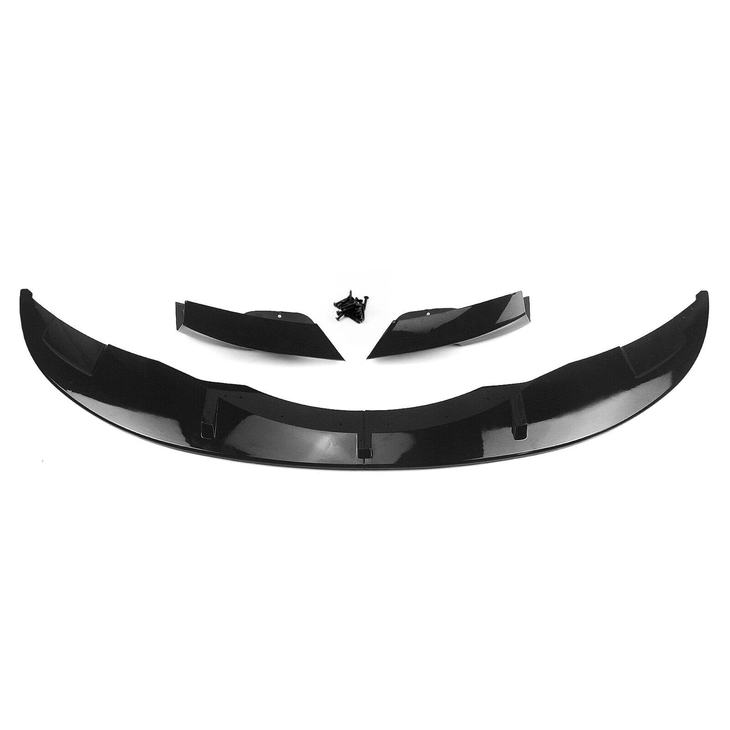 Gloss Black Front Bumper Spoiler Lip fits BMW E90 E92 M3 2008 2009 2010-2013