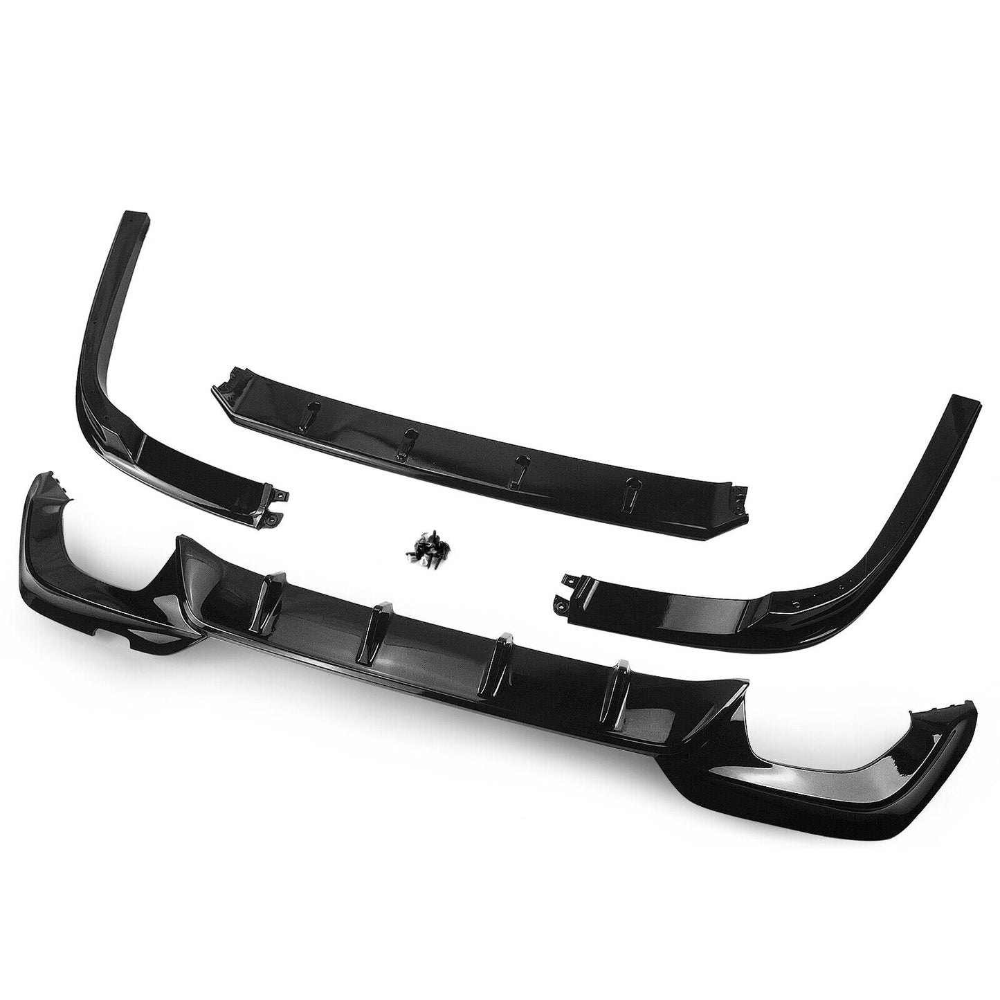 1 Set Gloss Black Rear Bumper Diffuser Lip Body Kit fits BMW 3 Series G20 YOFER