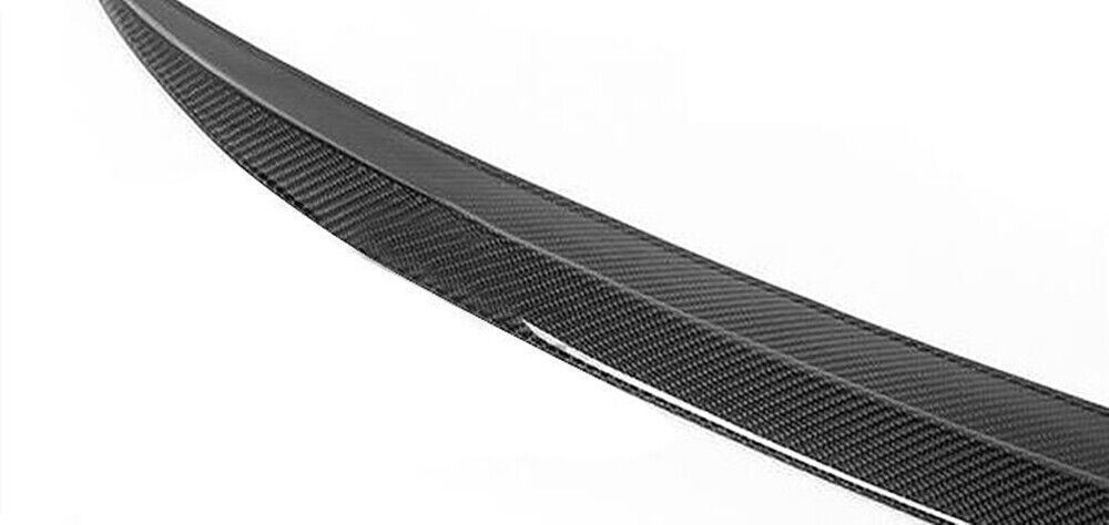 Black P Style Carbon Fiber Rear Trunk Spoiler Lip fits BMW 4 F32 428i Coupe