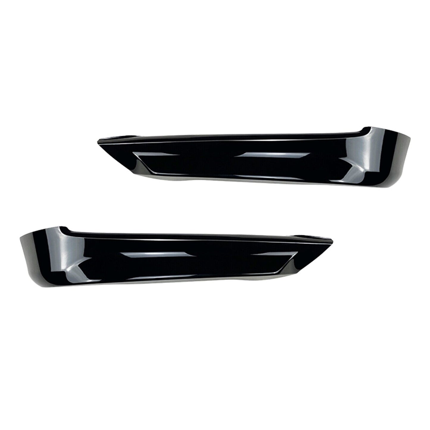 Front Bumper Spoiler Lip Side Cover fits BMW 3 Series E90 E91 2005-08 Gloss Black