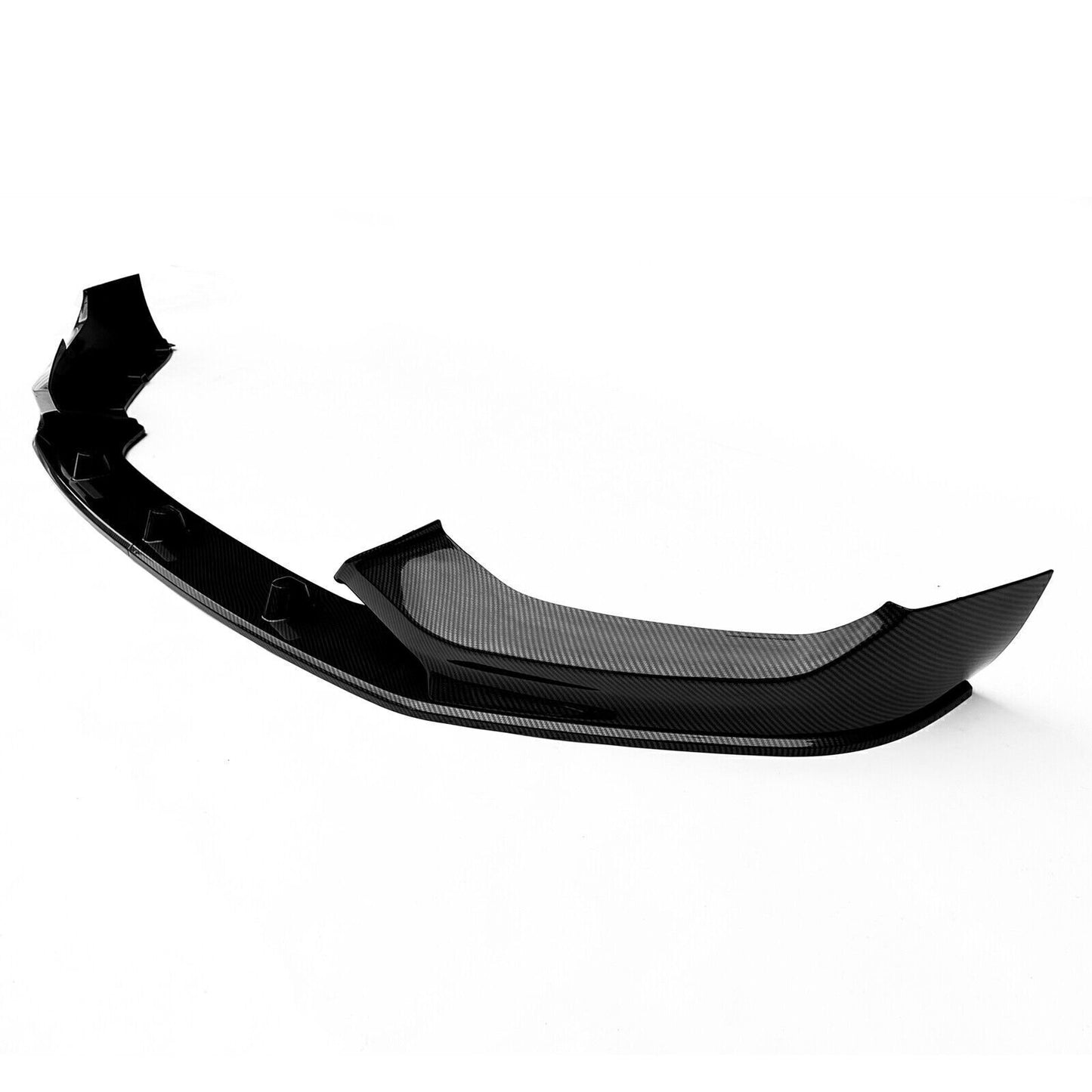 Black Carbon Fiber Look Front Lip Bumper Spoiler fits BMW F20 F21 2015-2020 2016