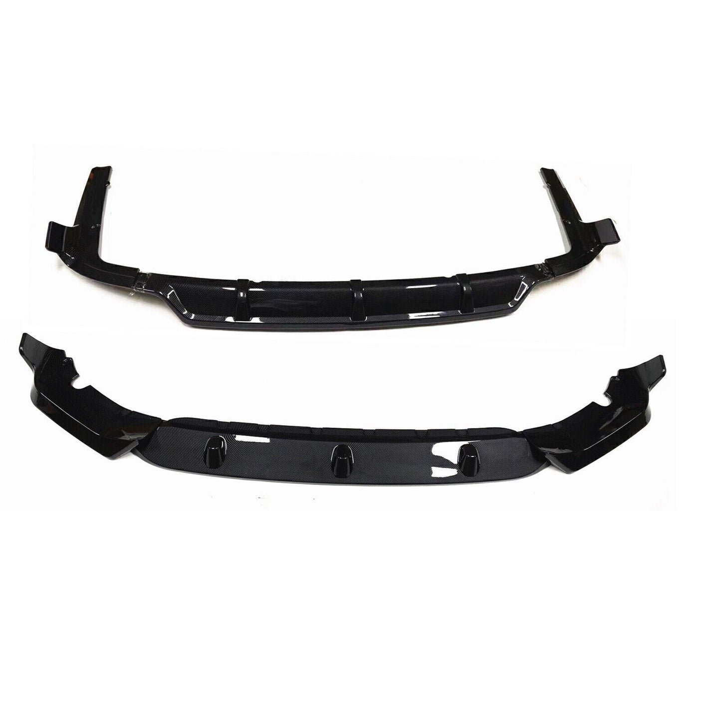 3pcs Carbon Black Rear Front Bumper Spoiler fits BMW G07 X7 M-Sport 2019-2022 NEW