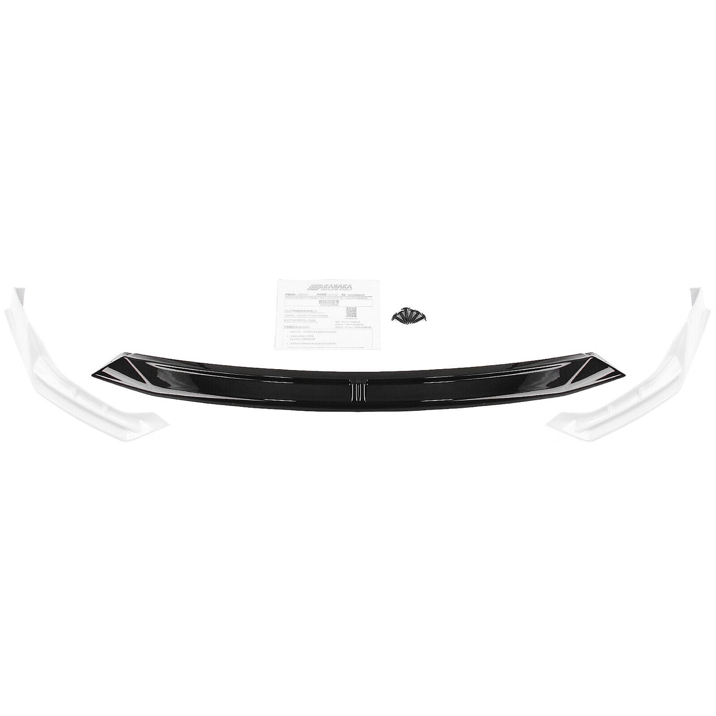 Front Bumper Spoiler Side Splitter Lip fits BMW G20 LCI Sport 2023-2024 White