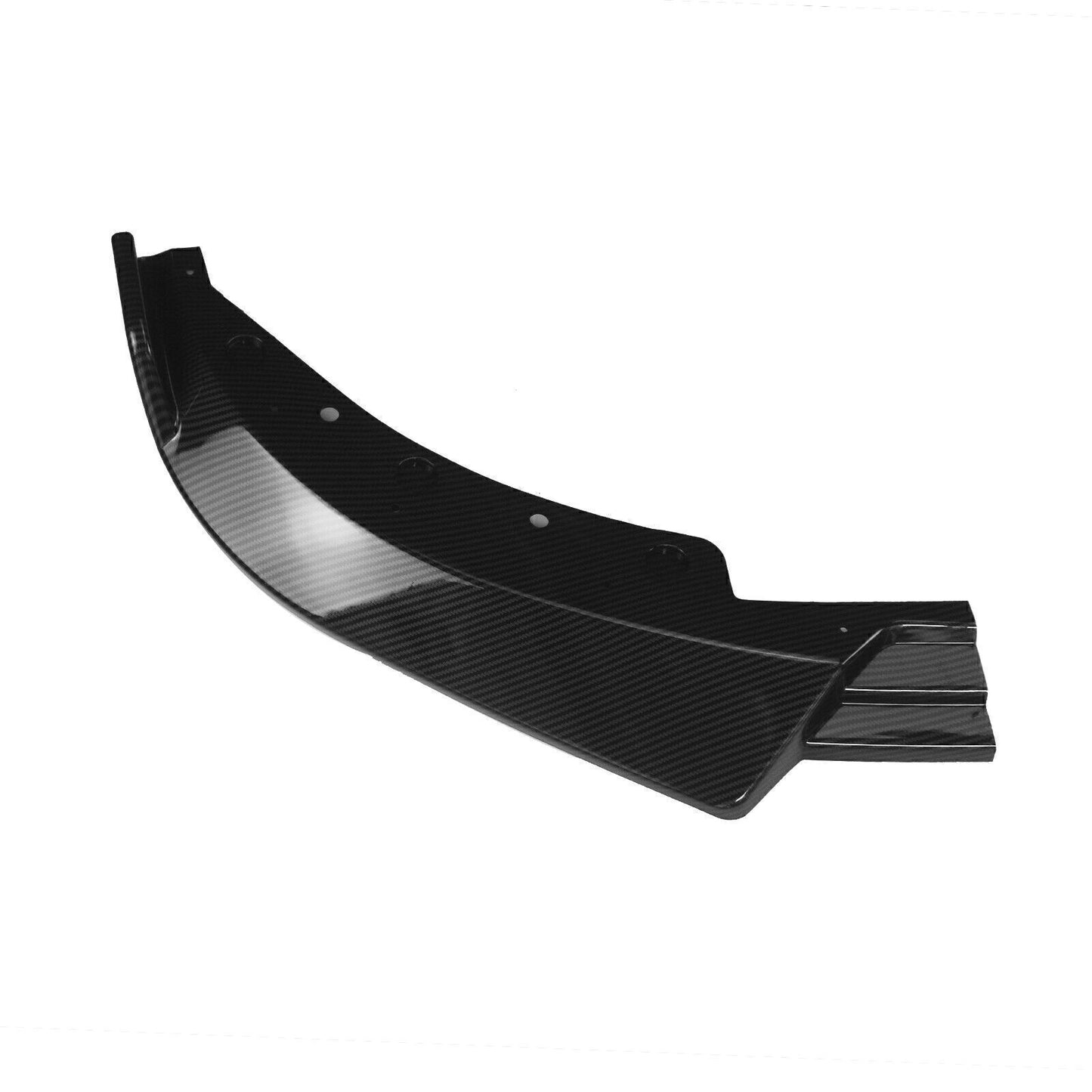 Carbon Fiber Look Black Front Bumper Spoiler Lip fits 19-21 BMW 3-Series G20/G21