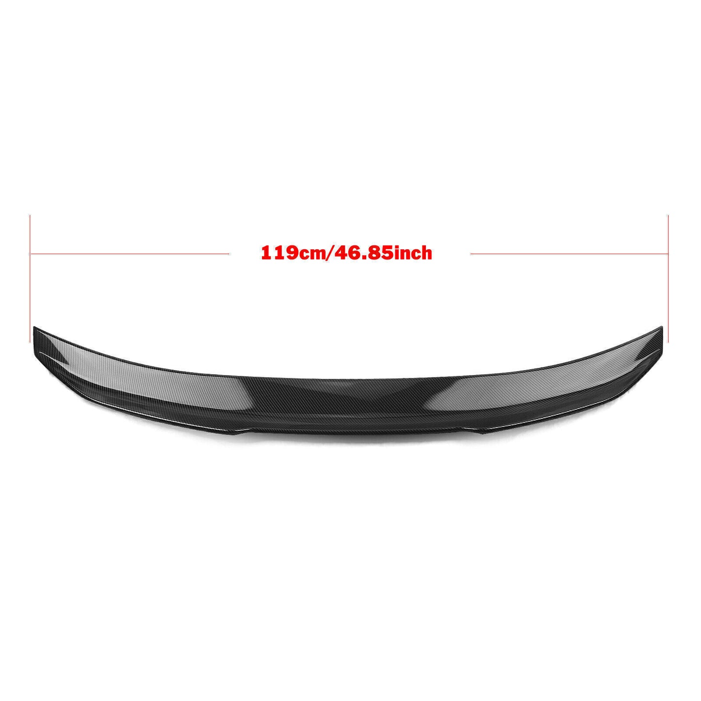 Carbon Look Rear Trunk Spoiler Lip fits BMW F82 M4 PSM Coupe 2015-2020 2-Door