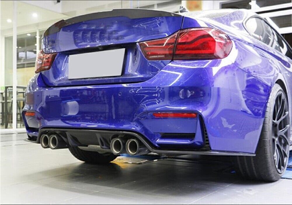 Rear Diffuser Kit +Front Lip Spoiler fits 2015-2020 BMW F80 M3 F82 F83 M4