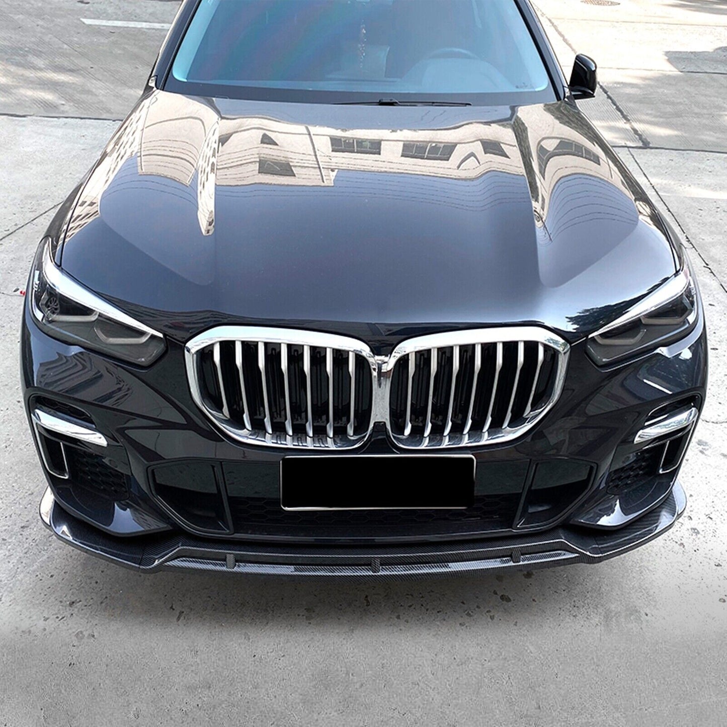 Fit fits BMW X5 G05 M Sport 2019-2023 New Front Bumper Spoiler Lip Kit CB Style