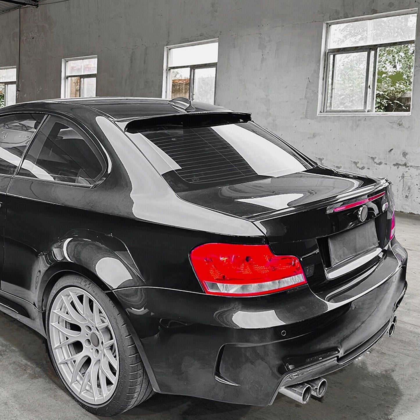 Gloss Black Rear Trunk Spoiler Lip Wing fits BMW 1 Series E82 Coupe M1 2008-2013