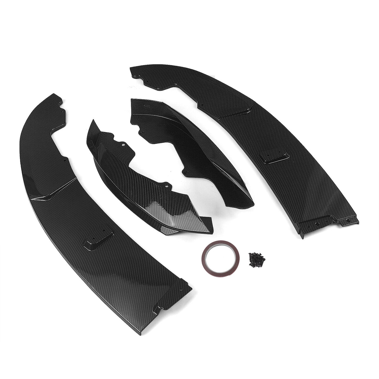 Front Bumper Lip Spoiler Splitter Kit Carbon Style fits BMW F32 F33 F36 M Sport