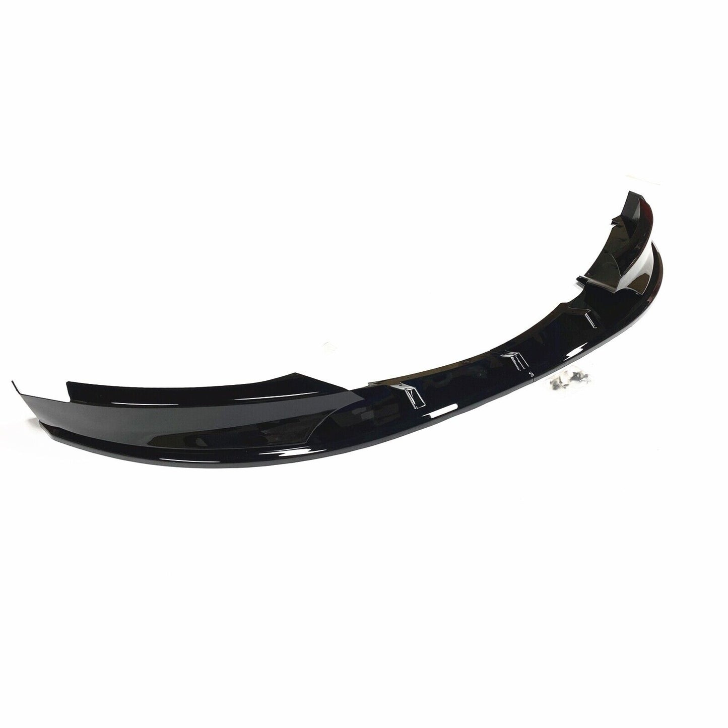 4x Gloss Black Front Bumper Splitter Lip fits BMW 1 Series E82 M Sport 2007-2013