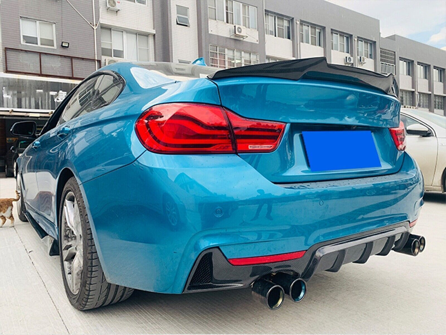 Rear Trunk Spoiler Lip Wing fits BMW 4 Series F36 2014-19 Gran Coupe CB Look