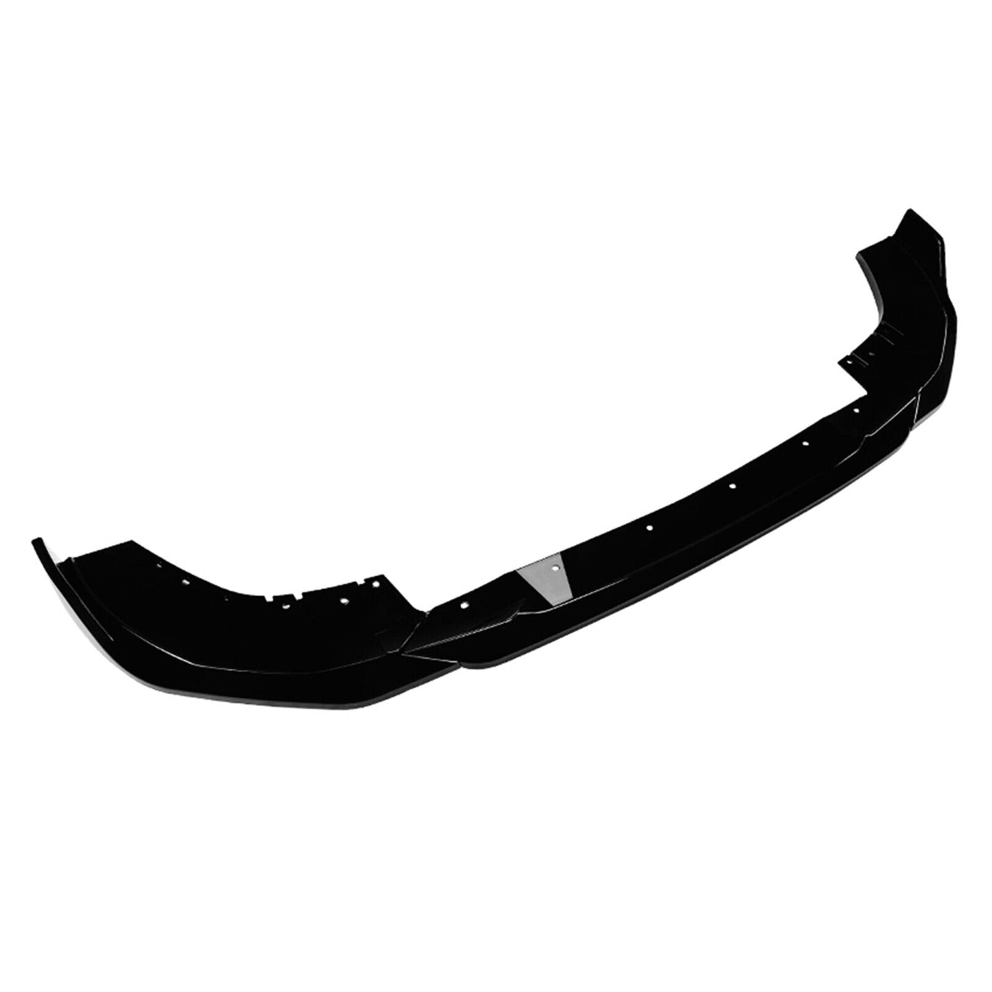 Front Bumper Spoiler Lip fits BMW 2 Series G42 M Sport 2022-2024 Gloss Black