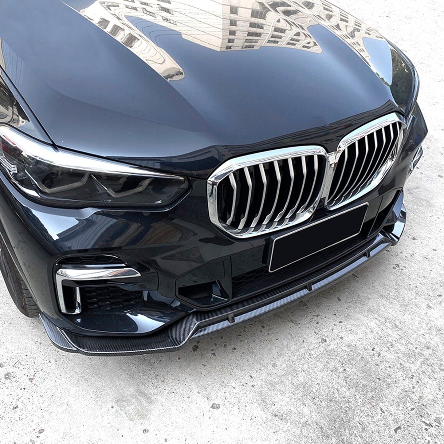 Fit fits BMW X5 G05 M Sport 2019-2023 New Front Bumper Spoiler Lip Kit CB Style