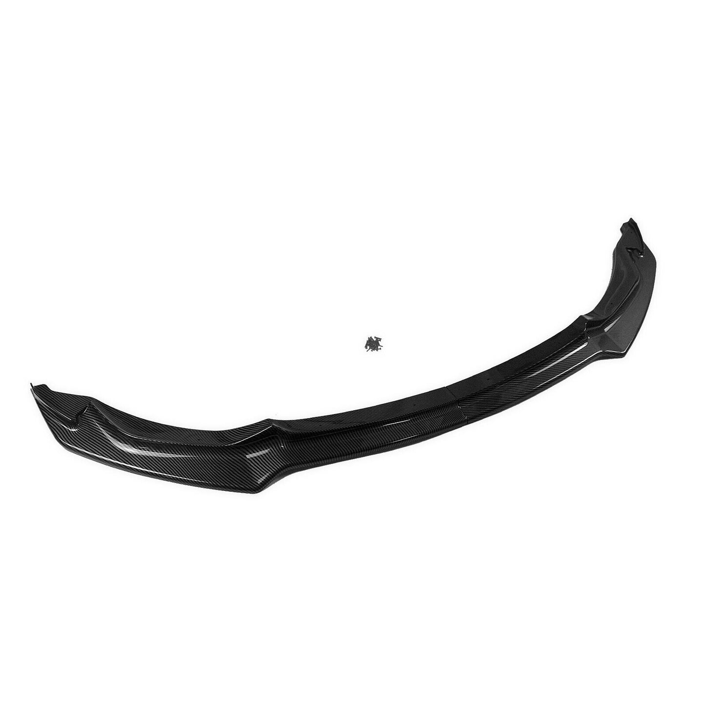 Front Bumper Spoiler Lip Black Carbon Fiber Look fits 15-20 BMW F80 M3 F82 F83 M4