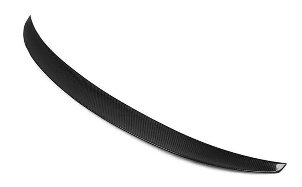 Black P Style Carbon Fiber Rear Trunk Spoiler Lip fits BMW 4 F32 428i Coupe