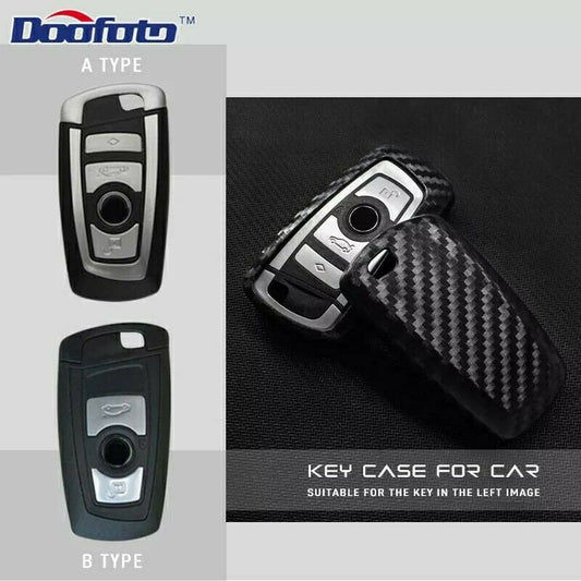 Fits BMW Carbon Key Cover Case Pouch Protector Model F20 F21 F30 F31 F10 1 3 4 Series