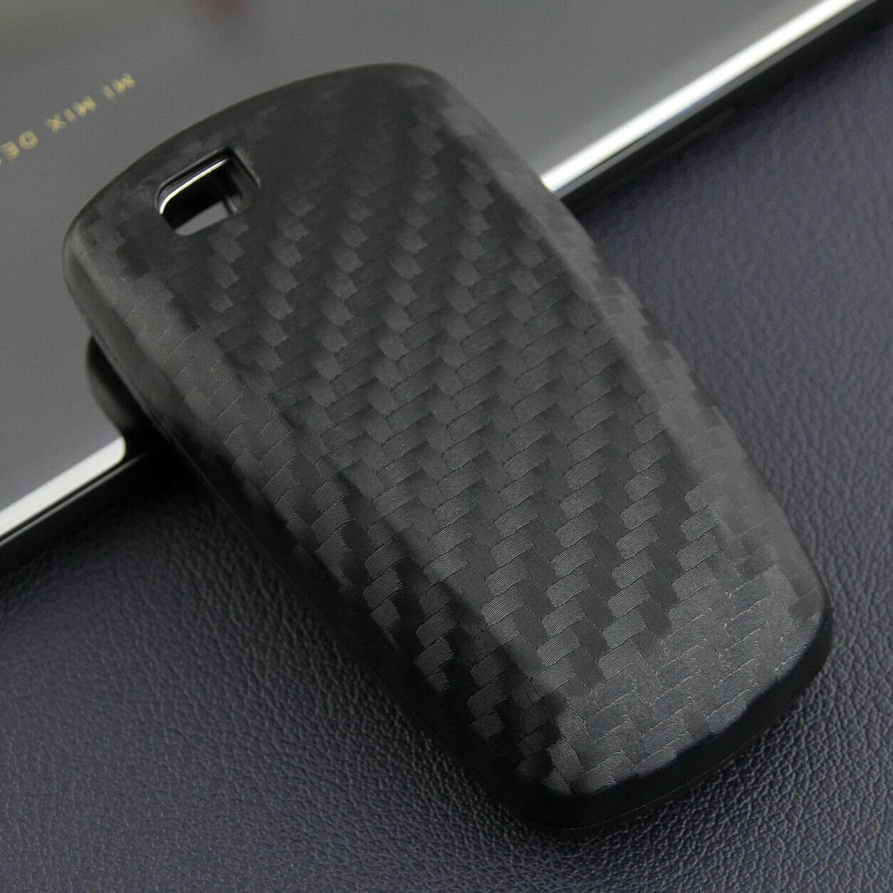 for BMW 1 2 3 4 5 6 7 Series X3 X4 Carbon Fiber Key Case Cover Fob Holder Shell