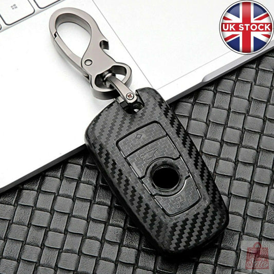 carbon fiber pattern key cover case compatible for bmw X Series x3 x4