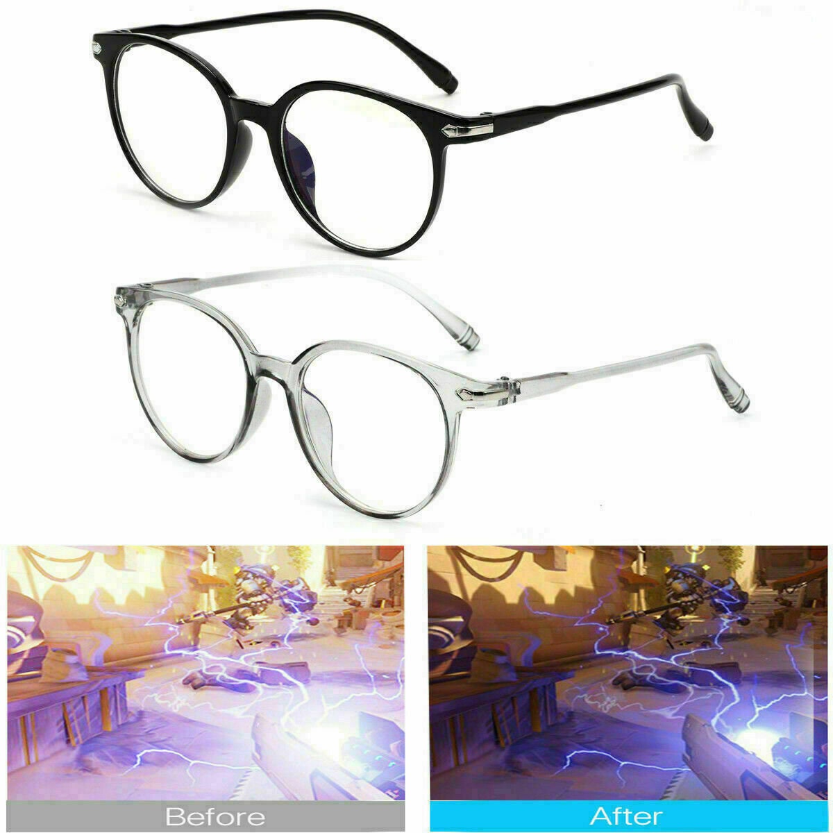 Anti UV Gaming Glasses For Blue Light Blocking Computer Smart Phone Eyewear Gamer