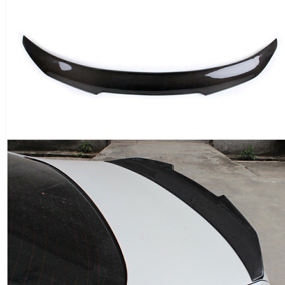 Carbon Fiber Black Rear Trunk Spoiler Wing Lip For BMW X6 E71 X6M PSM 2008-2015