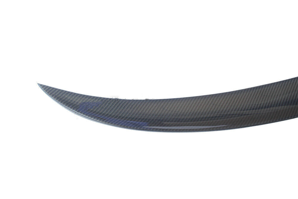 1x Car Rear Spoiler Trunk Wing Lip For BMW E90 M3 2005-2011 Carbon Fiber P Style