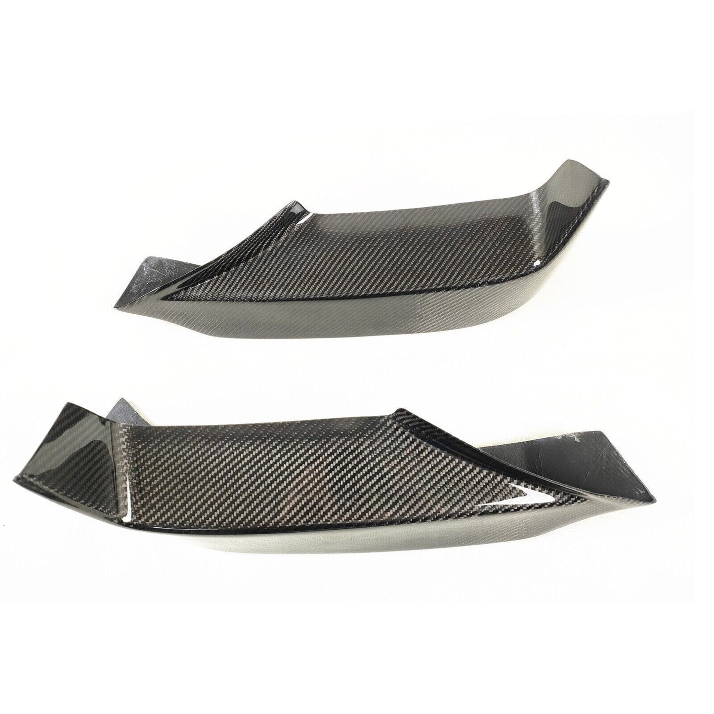 2x Carbon Fiber Front Bumper Side Air Vent Cover For BMW 6 Series F06 M6 2012-19