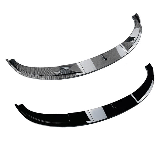 3x Front Bumper Spoiler Lip Kit For BMW 5Series E60 E61 M5 2005-2010 Carbon Look