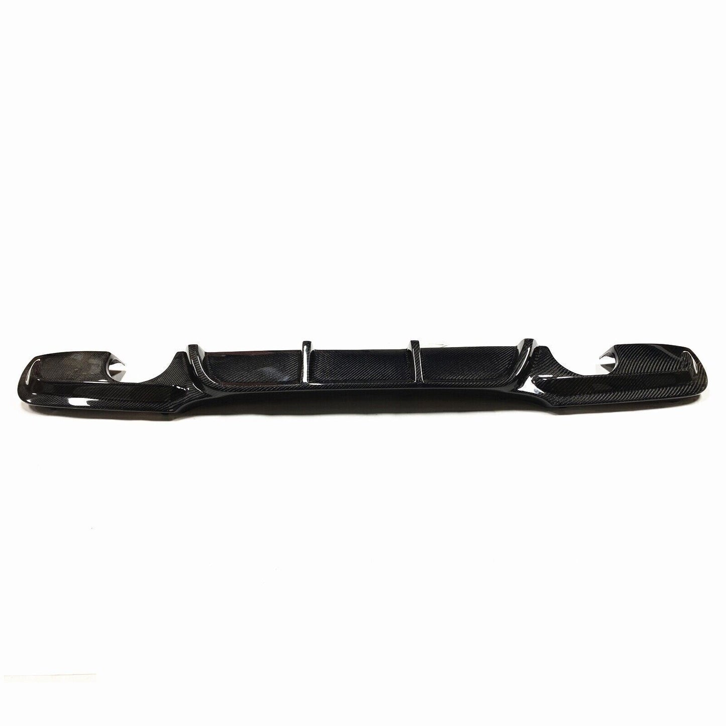 Carbon Fiber Rear Bumper Diffuser Lip For BMW E90 325i 335i M-Sport 2009-12 BLK