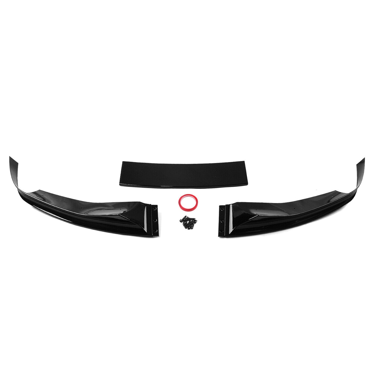 Front Bumper Spoiler Lip For BMW X5 F15 M Sport 2014 2015-2018 Glossy Black