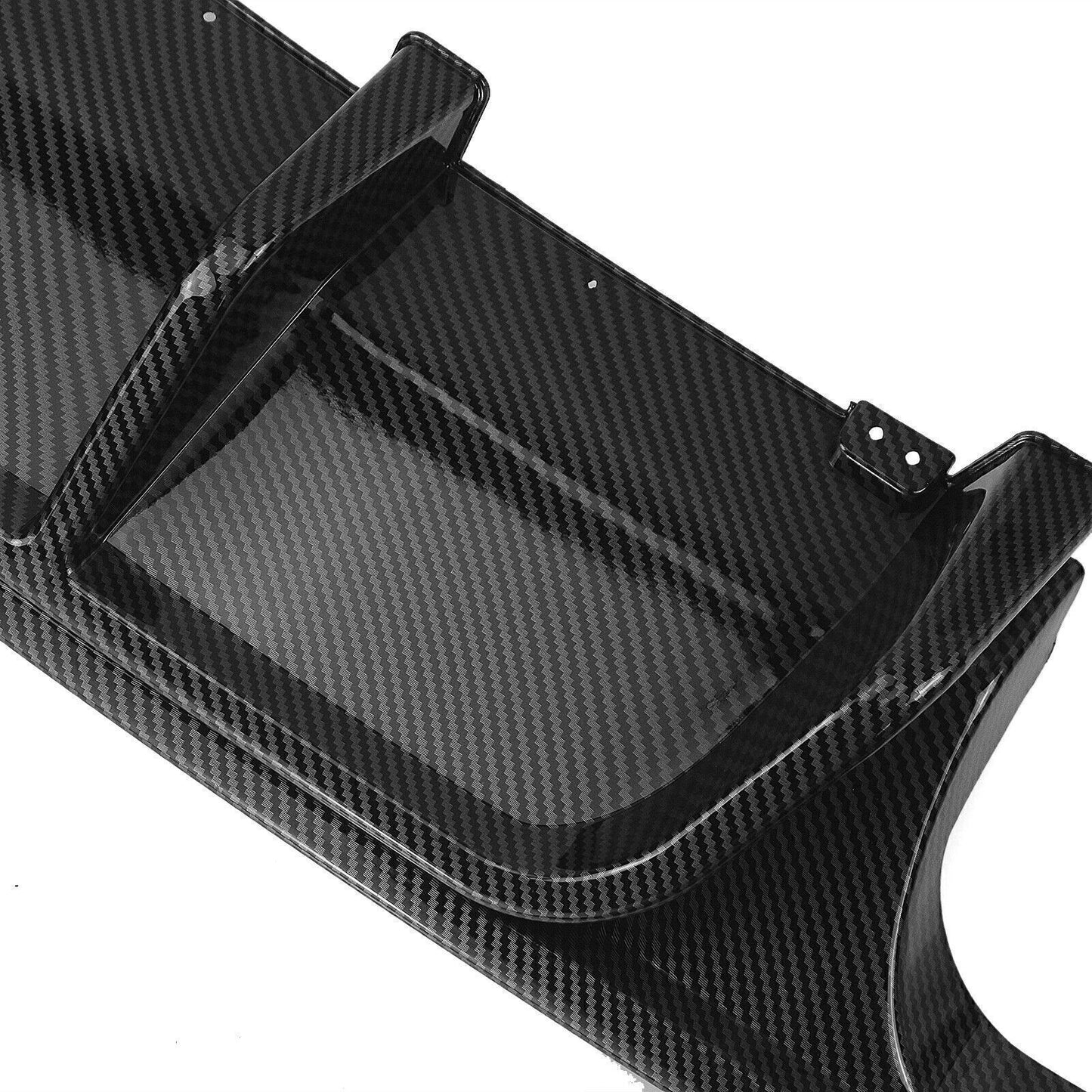 Car Rear Bumper Diffuser Lip Side Cover For BMW M3 M4 F80 F82 2015-2020 Carbon Fiber