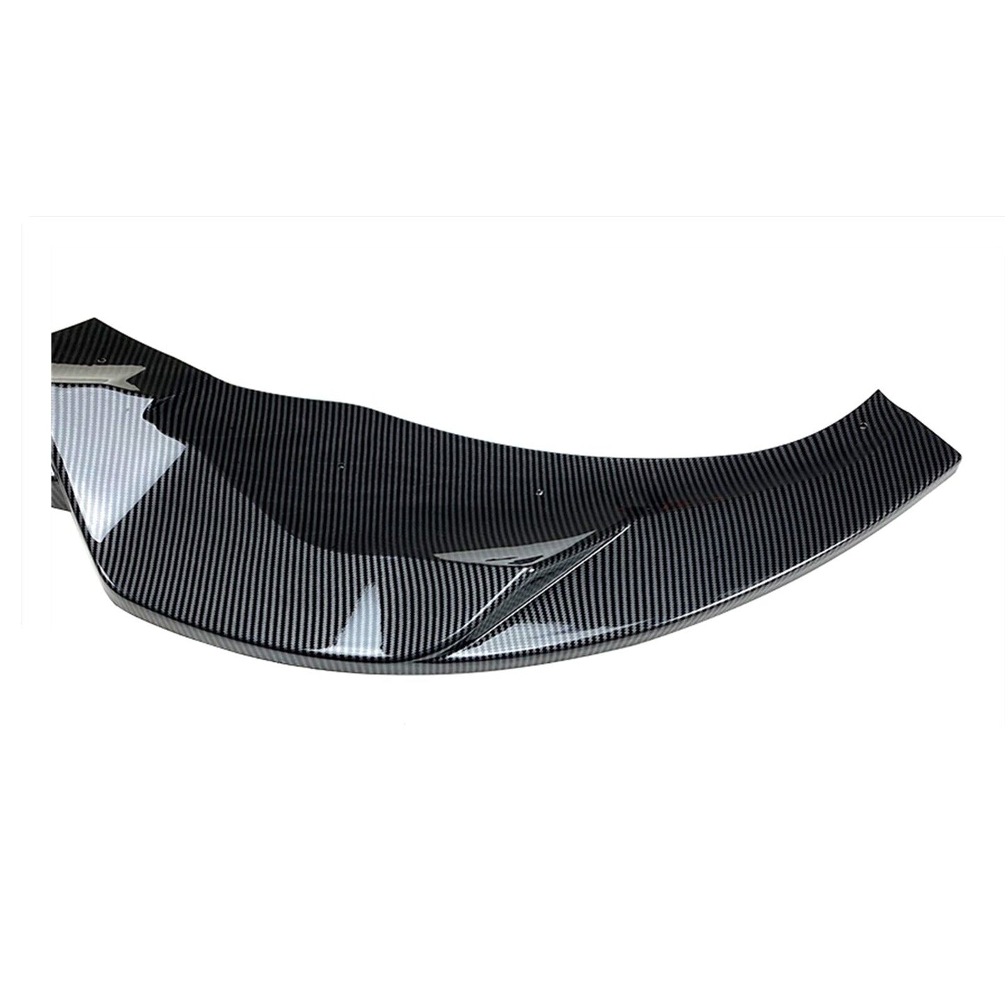 Front Bumper Spoiler For BMW X3 G01 X4 G02 M Sport 2018-2021 Carbon Style Black