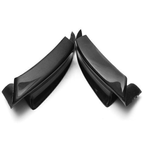 Front Bumper Side Spoiler Cover Trim For BMW E92 M3 2007-2013 Coupe Carbon Fiber