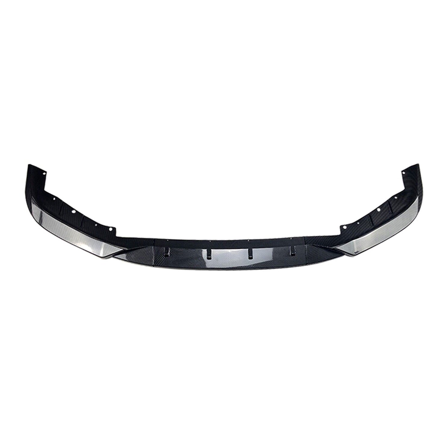 1x Carbon Style Front Spoiler Lip For 2017 2018-2019 BMW G30 5 Series 525i 530i