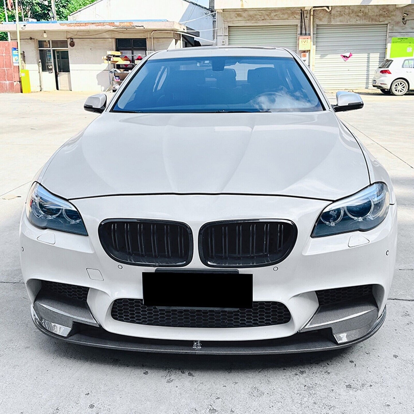 Front Bumper Spoiler Lip Side Corner Cover For BMW 5 Series F10 F11 M5 2012-2016