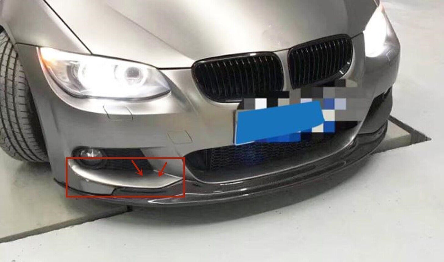 Car Front Bumper Side Splitter Set For BMW E92 E93 LCI M Sport 2010-14 CB Style