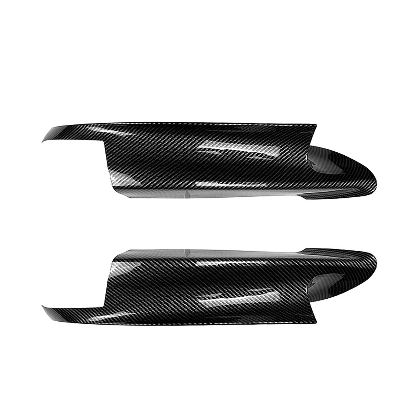 Front Bumper Spoiler Side Corner Set For BMW 3 Ser E90 E91 M3 2007-2013 Carbon Fiber